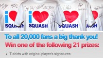I love Squash Gewinnspiel
