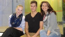 Annika Wiese, Felix Auer und Caroline Sayegh (Deutsche Jugendmeisterschaft 2012)