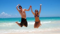 Raphael Kandra und Sina Wall (Urlaub 2012)