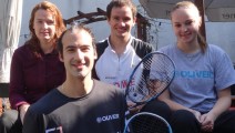 Kathrin Hauck, Simon Rösner, Jens Schoor und Annika Wiese (v.l.n.r., Frankfurter Insel Open 2012))