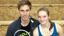 Niklas Becher und Saskia Beinhard (Deutsche Jugendrangliste Nürnger 2012)