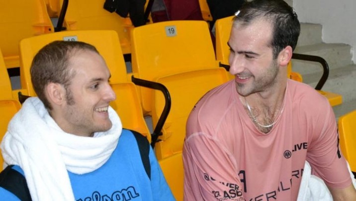 Nicolas Müller und Simon Rösner (Qatar Men's World Championships 2012)
