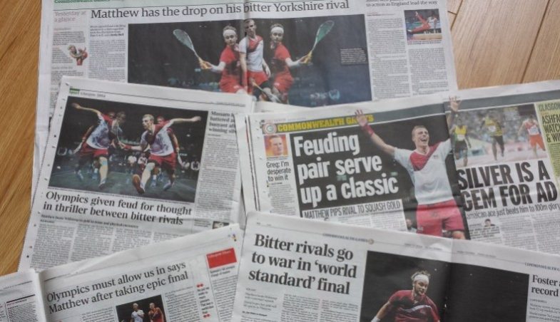 Britische Zeitungen (Berichte Commonwealth Games 2014)