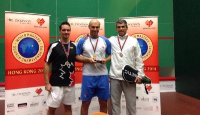 Morten W Sorensen, Omar Elborolossy, Armin Hameed (World Masters 2014)