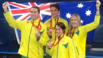 David Palmer, Cameron Pilley, Rachael Grinham, Kasey Brown (Commonwealth Games 2014)