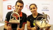 Mohamed Elshorbagy und Raneem El Welily (Malaysian Open2014)