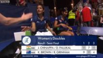 Dipika Pallikal und Joshana Chinappa (Commonwealth Games 2014)