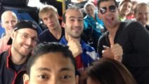 Busfahrt der Mexiko-Open-Spieler o2014