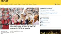 Prize money in sport! (BBC Bericht und Studie)