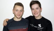Lucas Wirths und Yannik Omlor (Deutsche Jugendrangliste Waiblingen 2015)
