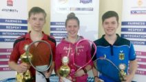 Dimitri Steinmann, Cindy Merlo und Yannik Omlor (German Junior Open 2015)