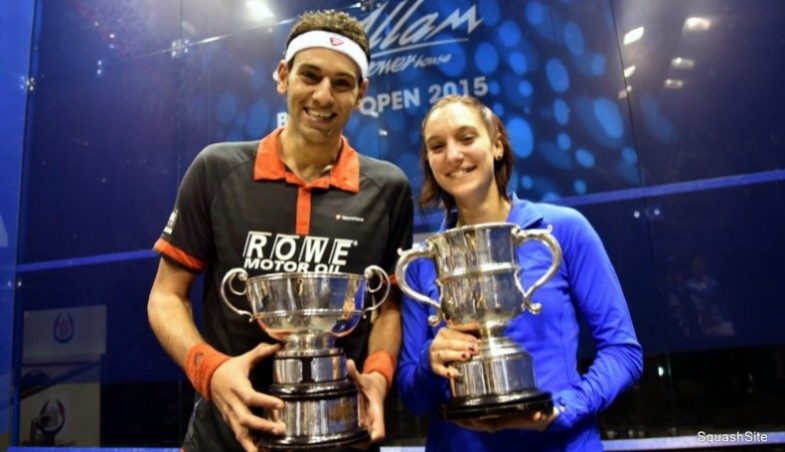 Mohamed Elshorbagy und Camille Serme (British Open 2015, Hull)