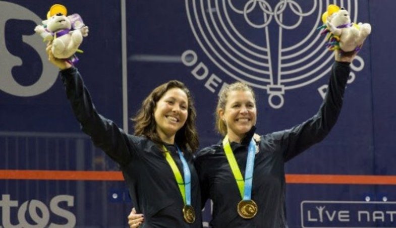 Amanda Sobhy und Natalie Grainger (Pan American Games 2015)
