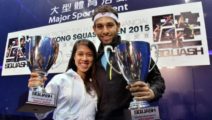 Nicol Davod und Mohamed Elshorbagy (Hong Kong Open 2015)