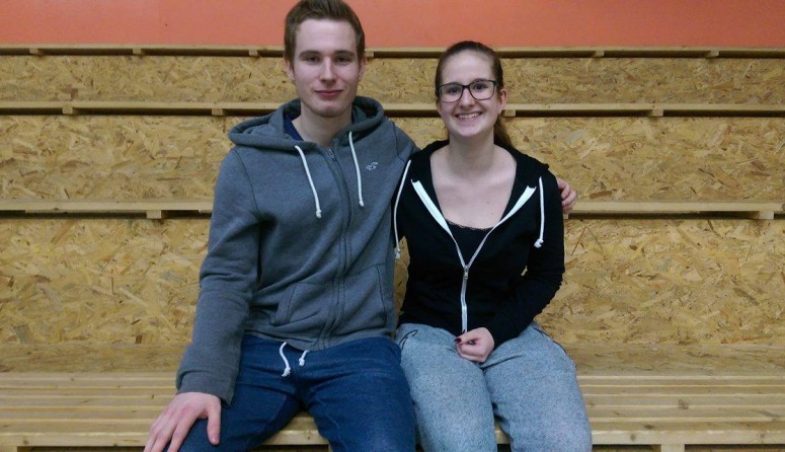 Yannis Senkel und Sarah Reich (3. Deutsche Jugendrangliste 2016, Nürnberg)