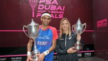 Mohamed Elshorbagy und Laura Massaro  (World Series Finals 2017, Dubai)