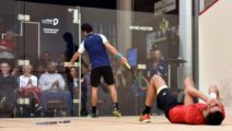Cesar Salazar vs Declan James (PSA World Championship 2017, Manchester)