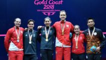 Gewinner und Platzierte im Einzel der Commonwealth Games 2018 in Gold Coast