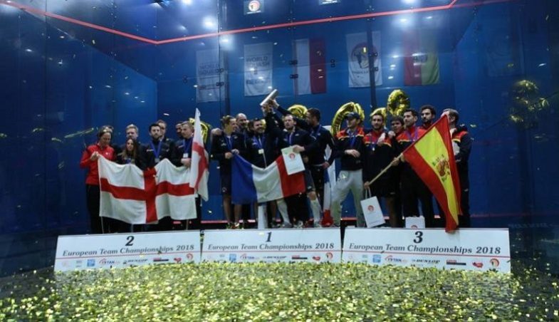 Europameister Frankreich, Zweiter England und Dritter Spnaien(European Team Championship 2018, Breslau)