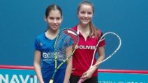 Maya Weishar und Anna Karina Moreno Kopp (Polish Junior Open 2018, Breslau)