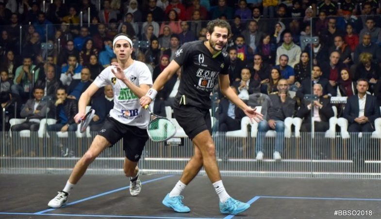 Ali Farag vs Karim Abdel Gawad (Black Ball Open 2018, Kairo)