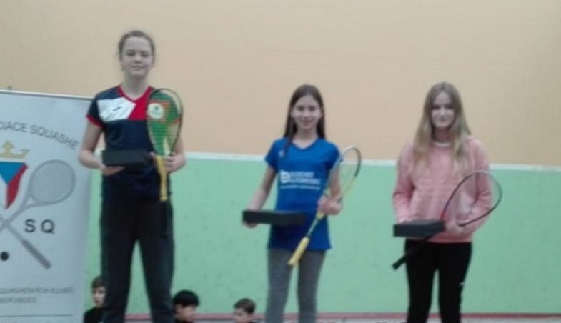 Milena Velychko, Maya Weishar und Karolina Sramkova (Czech Junior Open 2019, Prag)