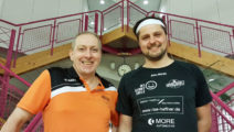 Clark Bethke und Gustav Schauwecker (Crashkurs Pink Power, Sport-Insel Stuttgart, Böblingen)