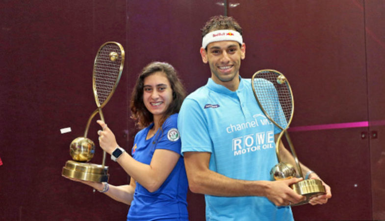 Nour El Sherbini und Mohamed Elshorbagy (World Series Finals 2018, Dubai)