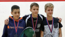 Youssef Elgammal, Dennis Welte und Nico Mathis (Liechtenstein Junior Open 2019, Vaduz)