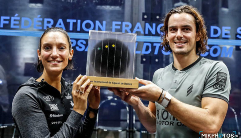 Camille Serme und Paul Coll  gewinnen die Open de France 2019, in Nantes