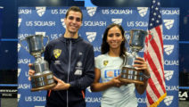 Ali Farag und Nouran Gohar   (US Open 2019, Philadelphia)