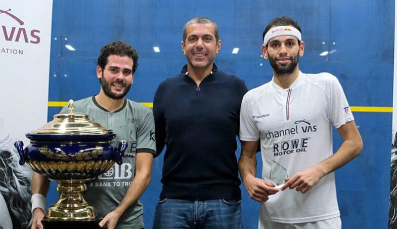 Karim Abdel Gawad, Bassim Haidar und Mohamed Elshorbagy vs  (Channel VAS at St George's Hill, Weybridge)