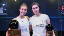Hania El Hammamy und Nour El Sherbini  (Black Ball Open 2020, Kairo)