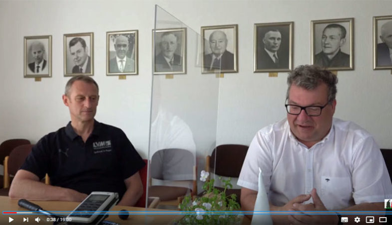 Volker Igelbrink und Holger Elixmann in Hüggel TV