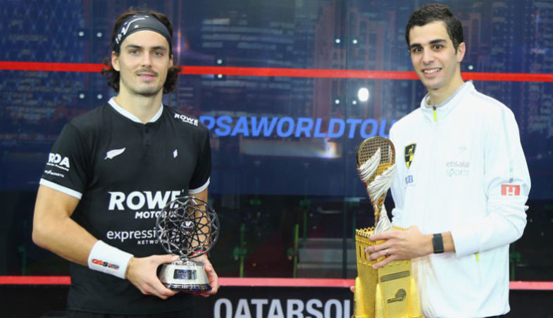Paul Coll und Ali Farag (Qatar Classic 2020, Doha)
