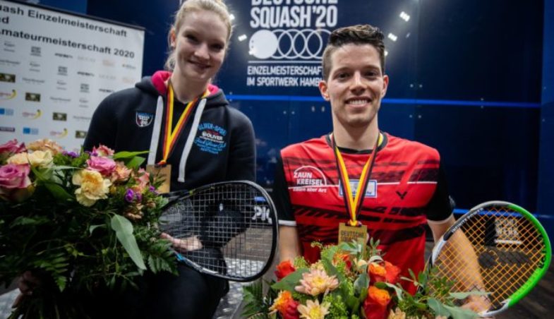 Saskia Beinhard und Raphael Kandra, Deutsche Einzelmeisterschaften 2020, Hamburg