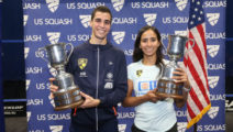 Ali Farag und Nouran Gohar (US Open 2019, Philadelphia)