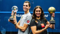 Ali Farag und Nour El Sherbini (PSA World Championship 2021, Chicago)