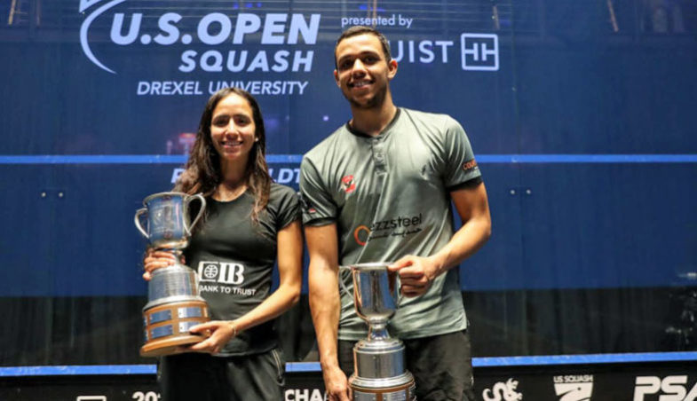 Nouran Gohar und Mostafa Asal (US Open 2021, Philadelphia)