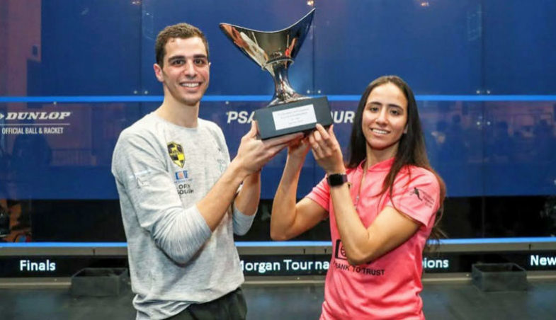 Ali Farag und Nouran Gohar (Tournament of Champions 2022, New York)
