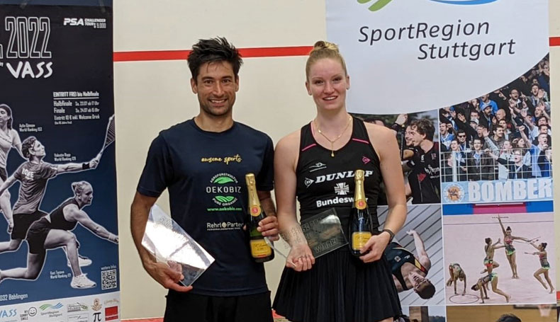 Aqeel Rehman und Saskia Beinhard (Schräglage Open 2022, Böblingen)
