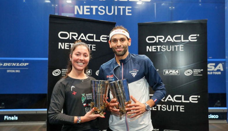 Amanda Sonhy und Mohamed Elshorbagy (Netsuite Open 2022, San Francisco)
