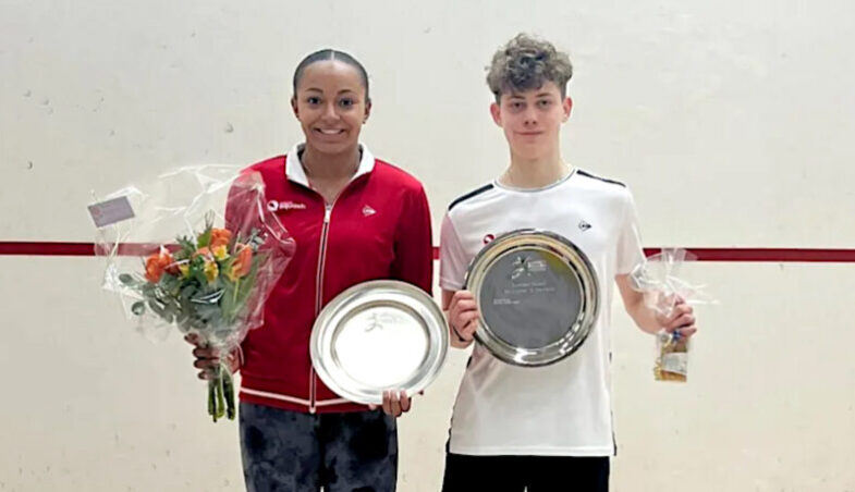 Asia Harris und Jonah Bryant (Junioren-Europameisterschaft 2023, Langnau)