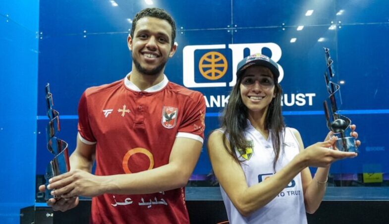 Mostafa Asal and Nouran Gohar (World Tour Finals 2023)