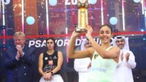 Hania El Hammamy Siegerehrung (Qatar Classic 2023)