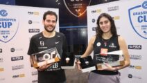 Karim Abdel Gawad und Noer El Sherbini (Grasshopper Cup 2023 Siegerehrung)
