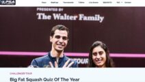 Ali Farag und Nour El Sherbini (Squash Quiz 2024)