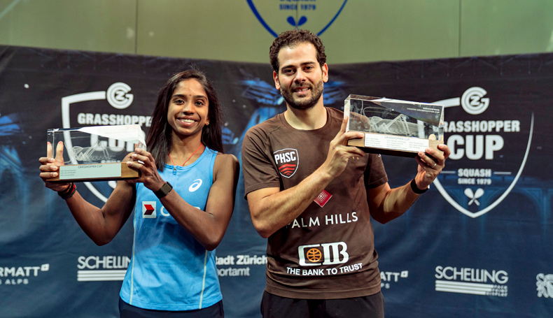 Sivasangari Subramaniam und Karim Gawad, Grasshopper Cup 2026