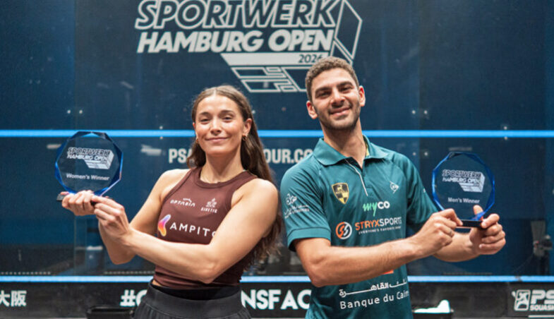 Jasemine Hutton und Aly Abou Eleinen, Sieger Sportwerk Hamburg Open 2026