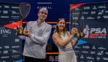 Diego Elias and Hania El Hammamy win PSA Squash Tour Finals 2025-2026